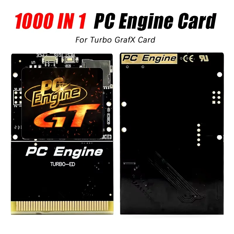 1000 en 1 carte de jeu PCE clé USB carte mémoire magasin NTSC/Pal fichiers de jeu pour PC-Engine Turbo GrafX consoles de jeux avec carte 4G