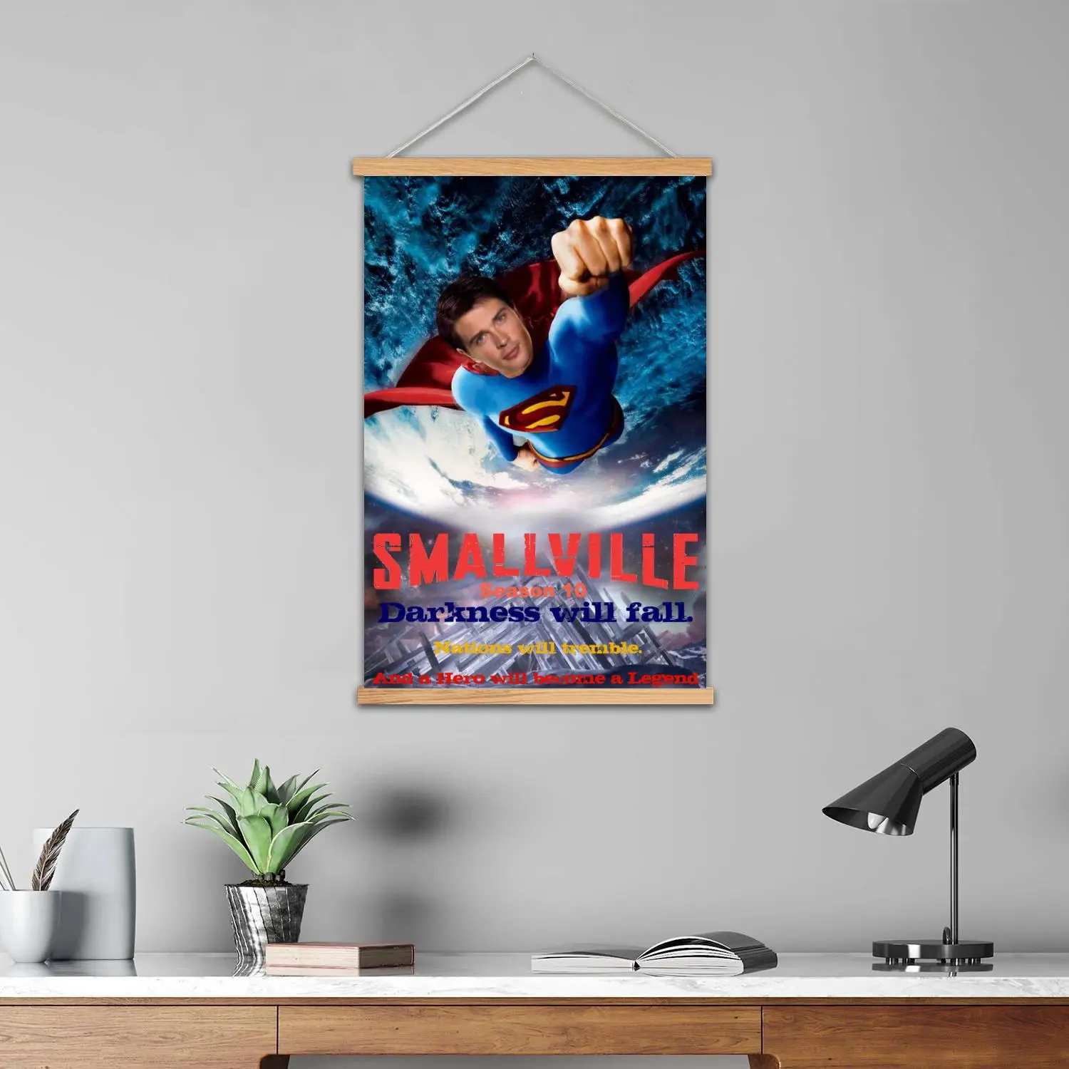 smallville Framed Wall Painting Canvas Art Poster and Wall Art,  Modern Family Bedroom Decor, Posters,Decorative painting - view 6