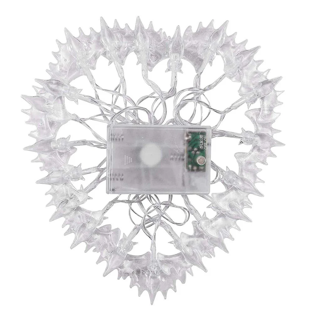 Led Blue Bat Design Lights For Halloween Party Garden Decor For Party Halloween String Light Led String Light