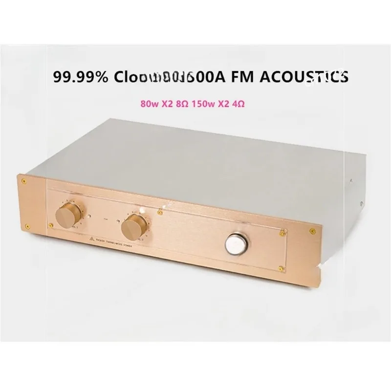 NEW Upgraded 99.99% Clone FM300A FM ACOUSTICS Hi Fi Audio 80w X2 8Ω 150w X2 4Ω Power Amplifier with High-end Components