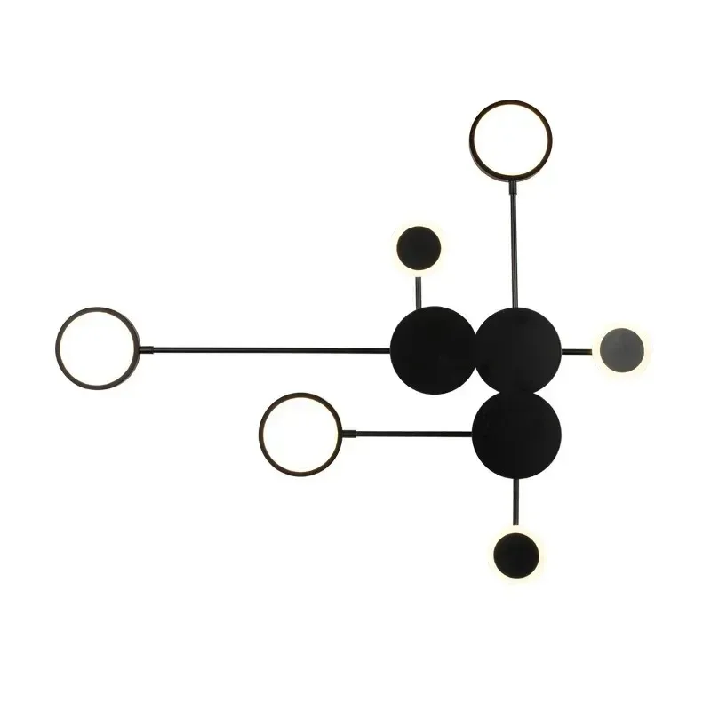 Lámpara LED Nórdica de Interior, Lámpara de Pared Simple para Dormitorio, Lámpara Creativa para Decoración de Sala de Estar, Lámpara de Diseño Big Dipper