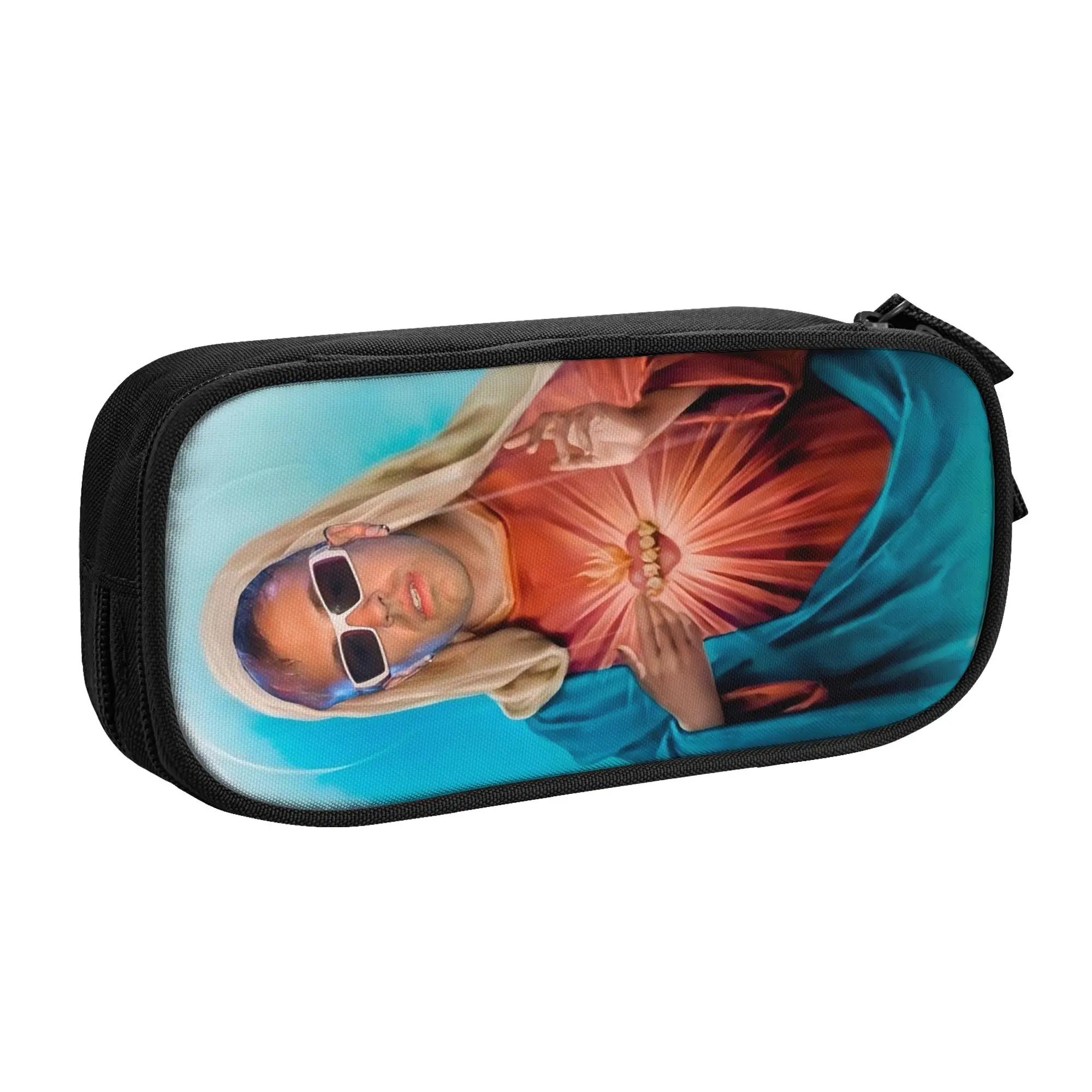 Korean Colombian Feid Ferxxo Pencil Case for 90s Rapper Rap Music Singer Rapper Songwriter Pen Box Bag School Accessories