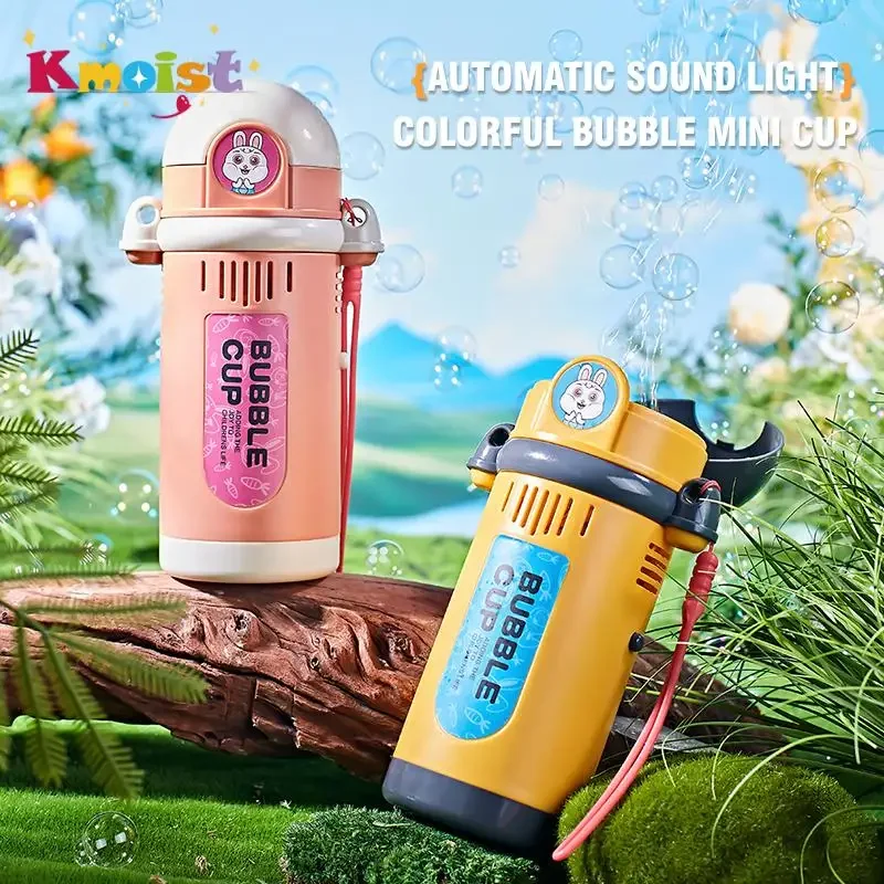 Machine automatique de souffleur de bulles, jouet électrique mignon, charge poreuse, bouteille d'eau, jouets pour enfants, cadeaux pour la journée des enfants