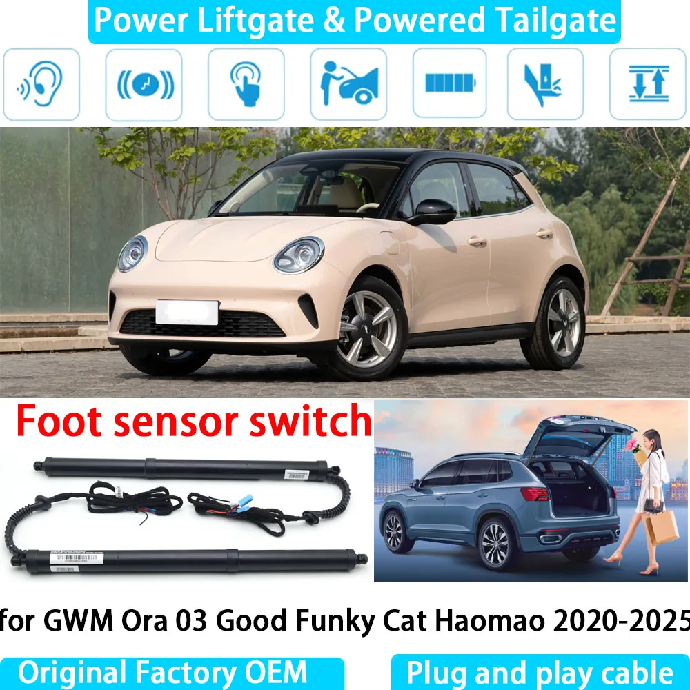

for GWM Ora 03 Good Funky Cat Haomao 2020-2025 Automatic Electric Power Liftgate Powered Tailgate Strut Tail Gate Lift System