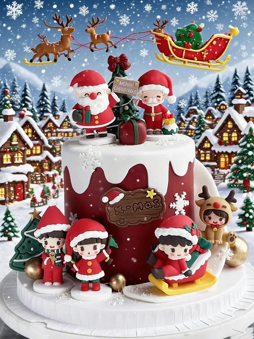 Christmas Cake Topp… - image