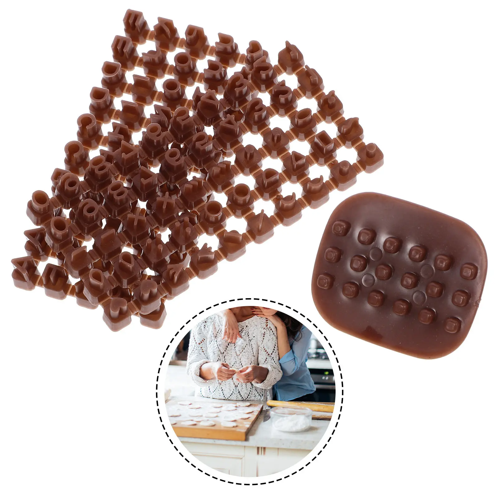 3 Pcs Clay Alphabet…