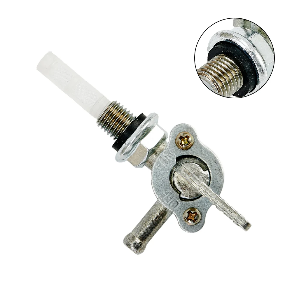 Generator Fuel Tank Shut Off Tank Replacement Tap Petcock Valve ON/OFF Switch 10MM Fuel Petrol Tank Switch Petcock Valve Tap