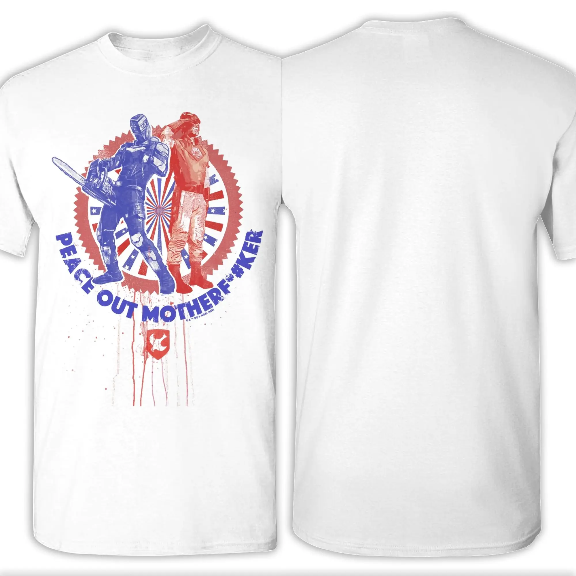 تي شيرت مطبوع عليه اقتباسات صانع السلام من Vigilante للرجال والنساء ملابس تي شيرت قطنية #5