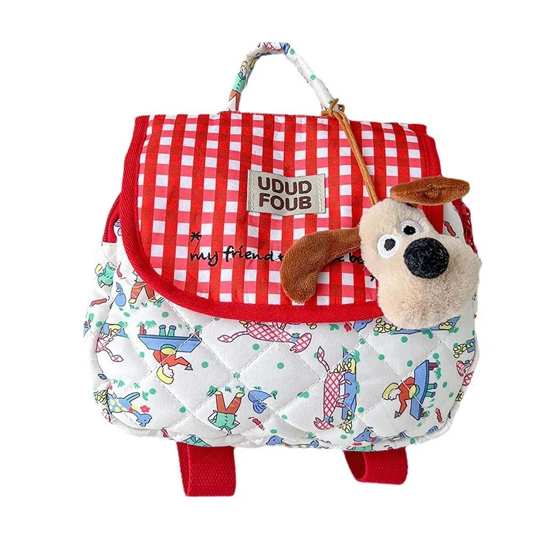 Ins حقيبة كتف محمولة سعة كبيرة مبطن حقيبة الأم الإنترنت المشاهير الوالدين والطفل على ظهره حقيبة اكسسوارات الصور #6