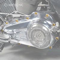 13pcs Primary Cover Bolt Decor Rings for Harley Dyna FXD Fat Bob Low Rider Street Bob Wide Glide Fat Boy FLSTF Heritage Classic