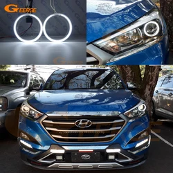 For Hyundai Tucson TL 2015 2016 2017 2018 Excellent Ultra Bright CCFL Angel Eyes Halo Rings Kit Car Accessories