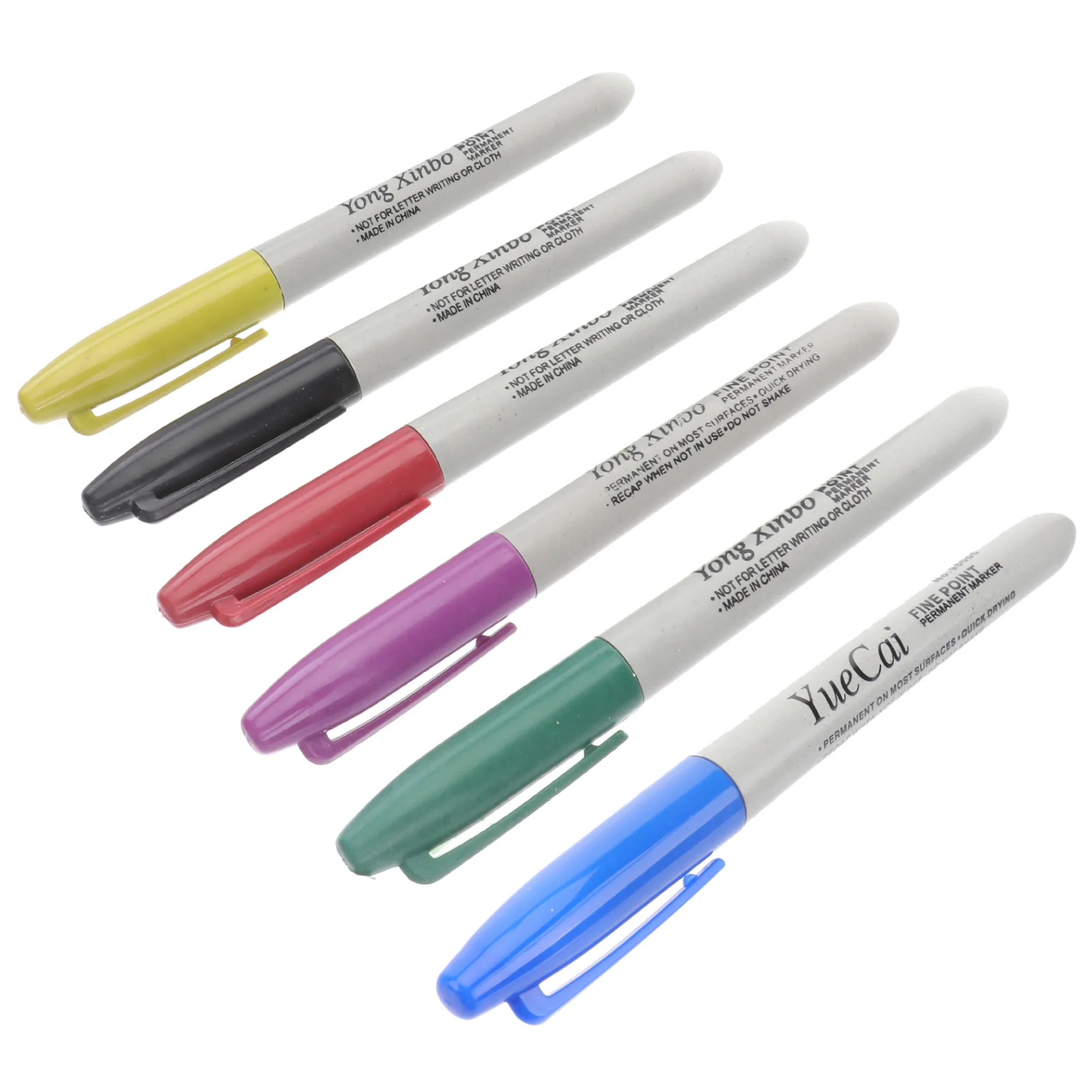 

6pcs Skin Painting Pen Markers Pen Color Drawing Pen Stationery Office Supplies Marker Pen Oil Ink Painting Pencile