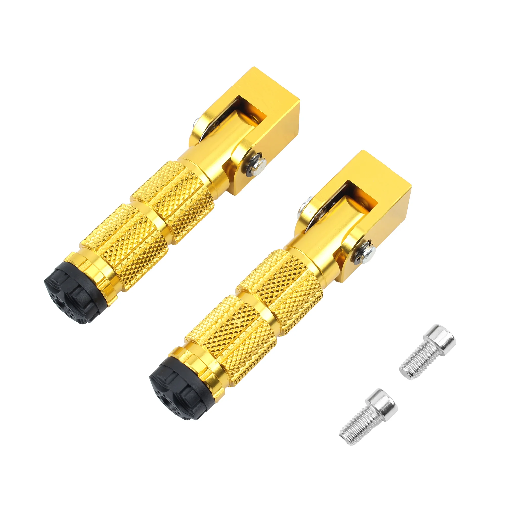 Motorcycle Universal 8mm Foldable Foot Pegs for SUZUKI GSF600 Bandit GS1000 GS500E GS550M Moto Modified Pedal Accessories Parts