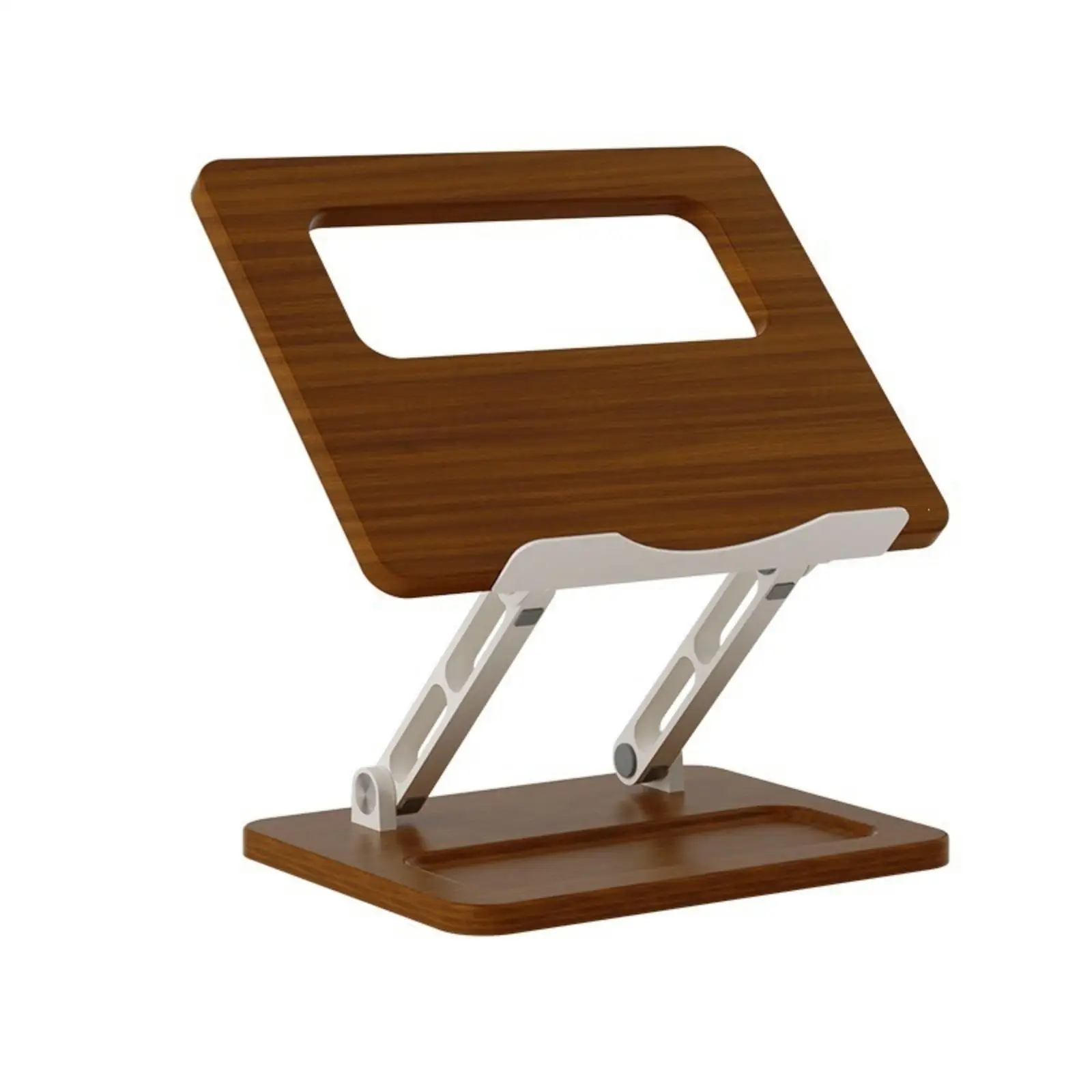 Laptop Stand Desktop Laptop with Wooden Board Compact for Professionals