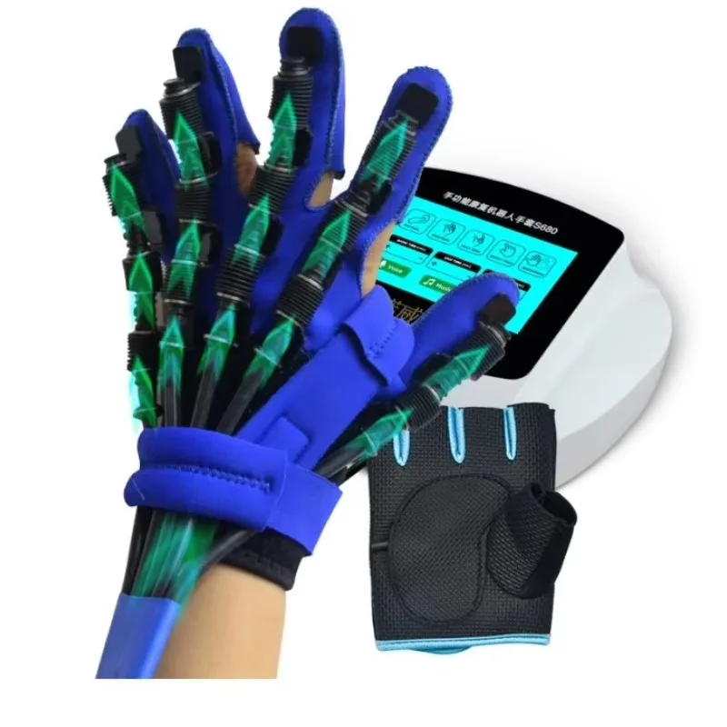 

High quality robotic hand gloves therapy finger rehabilitation trainer robot gloves stroke hand machine