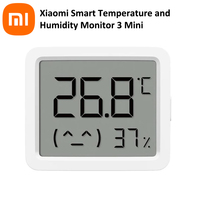 Xiaomi mijia Electronic Thermometer and Hygrometer 3 mini Mijia Home Bedroom Smart Detection Meter Humidity Meter Thermometer