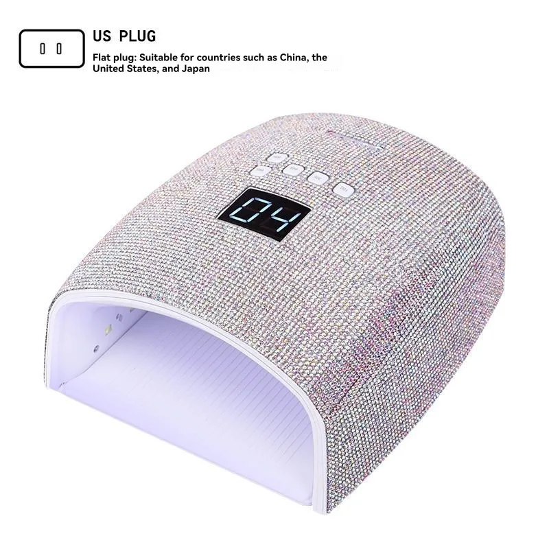 AB68 S10 Rhinestone Nail Lamp UV LED Light Therapy Nail Machine For Gel Nails