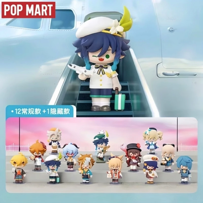 Heißer Verkauf Authentische Spot Popmart Genshin Impact Cross Dressing Manxiang Thema Q Serie Überraschung Blind Box Handgemachte Spaß Geschenke