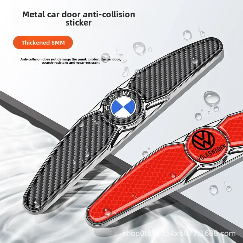 Cross-border Car Door Edge Collision Protected Sticker Metal Version Anti-scratch Anti-collision Strip Protective Sticker Car