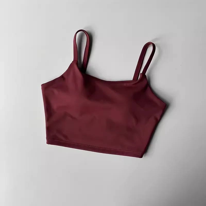 Sport-BH-Top für Damen, Push-Up, fest gepolstert, Push-Up-Tops, Fitness-Weste, Lauf-, Gym-BH, Yoga, atmungsaktive Sportunterwäsche – Detail 19