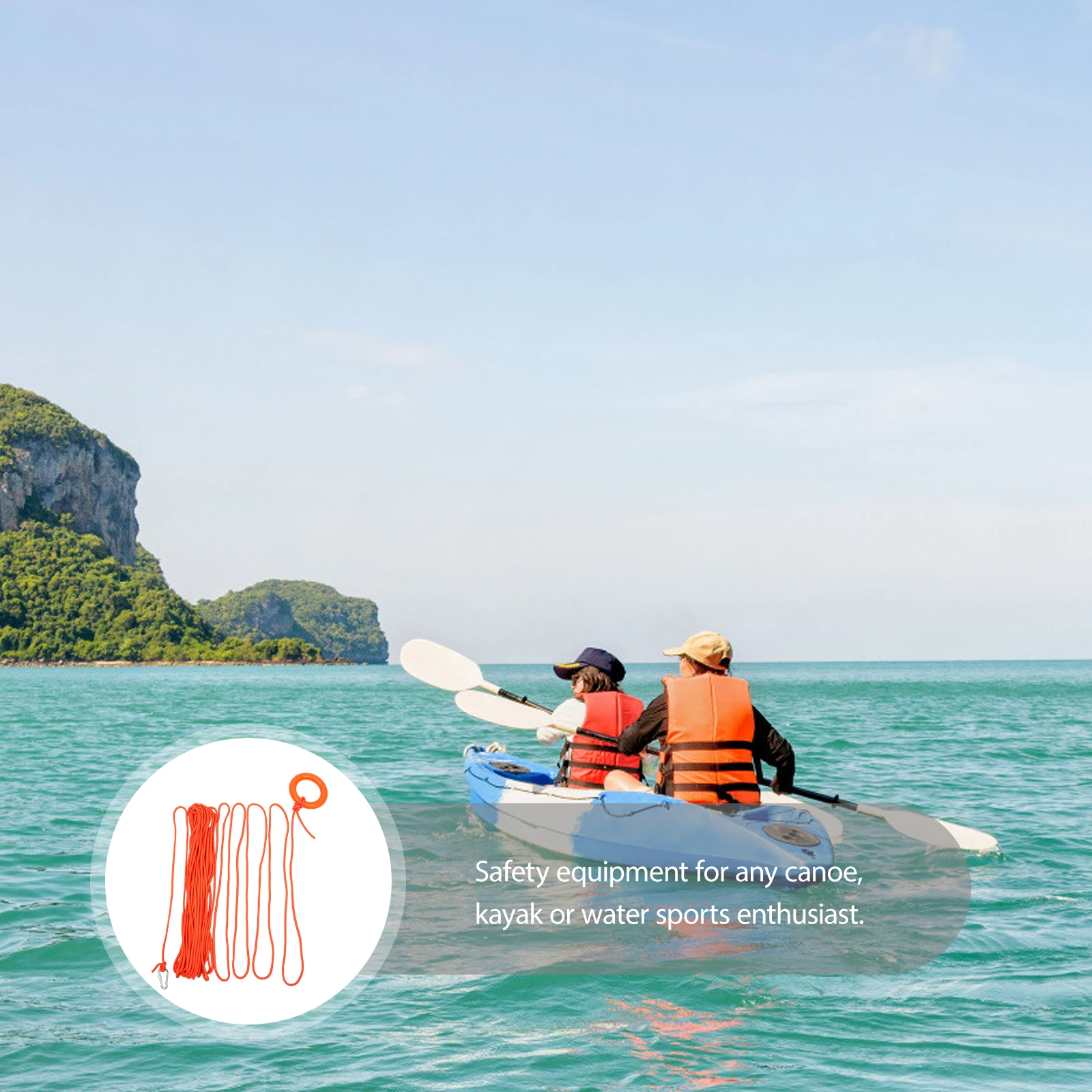 

1 set 1 Set High-Strength Throwing Rope Durable Floating For Kayaking Boating Camping Water Sports Safe