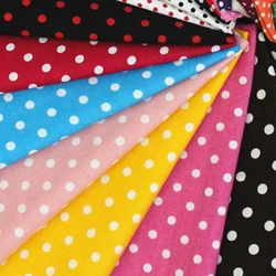 Polka Dot Fabric Printed Cotton 3.5mm 2mm Dots Poplin Thin Summer Sewing Clothes by Half Meter