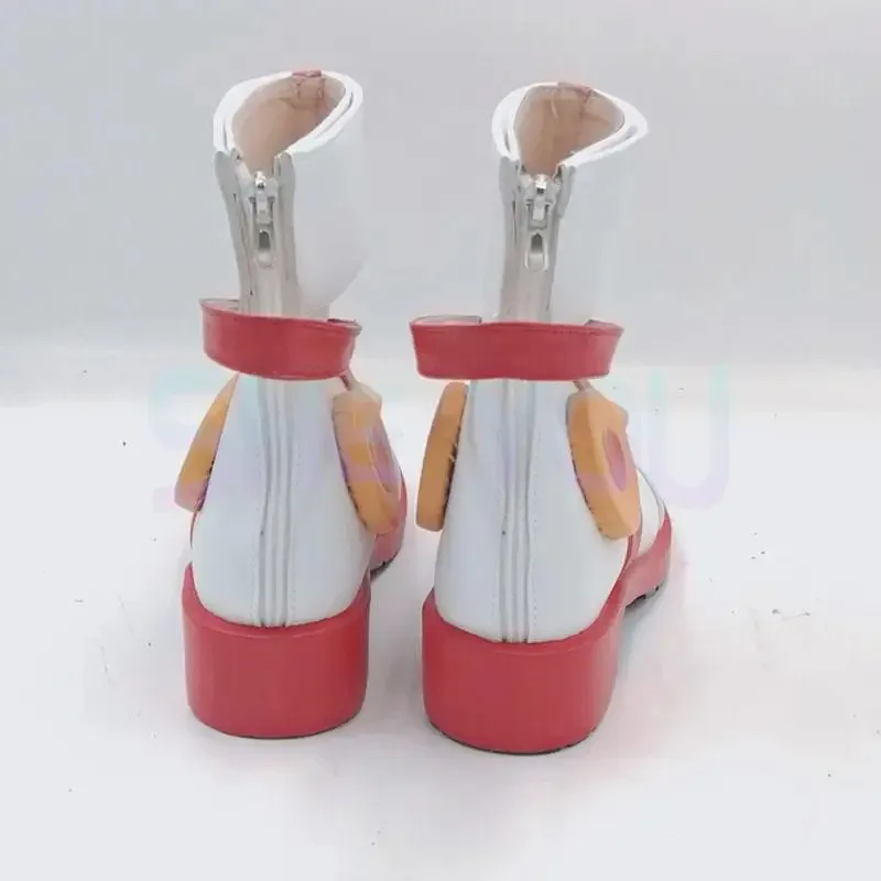 2025 One Piece Uta Cosplay Shoes PU Leather Boots for Women Girls Halloween Party Costume Accesssory Props view 3