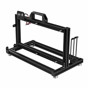 Metalfish aluminio itx a4 marco abierto mini estuche soporte mini-itx petrolero gpu verticalmente 240liquid cooler jugador gabinete de bricolaje 6 Mejor Case de PC de ventas Micro Atx - №6