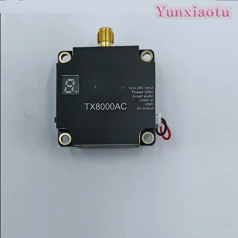 TX8000AC AKK3W 5.8G 8W Long Range VTX, 80CH Wireless Video Transmitter for FPV Drone