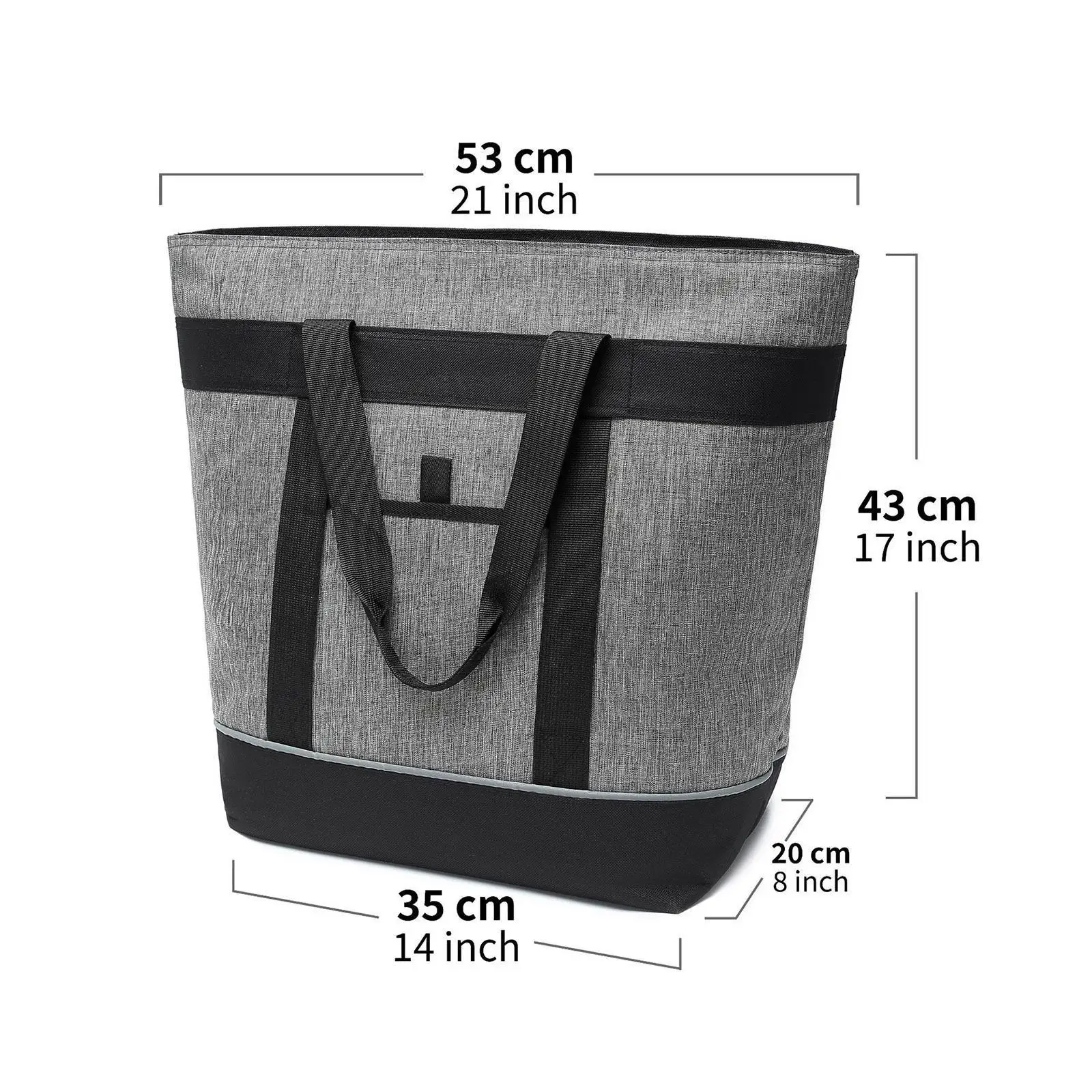 Insulated Cooler Bag Adultsbeach Cooler Thermal Bag for Office Hiking Travel