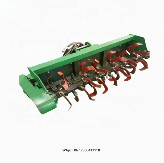 Excavator Attached Agricultural Machinery Garden Grass Rotary Tiller Cultivator Scarifier For Rice Field