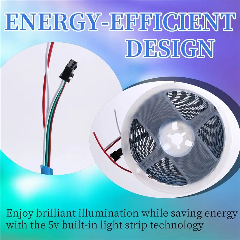 Leading-LED Magic Light With Full Color 5V Built-In Light Strip Smart Color Soft LED Light Atmosphere Decorative Light 96 Light