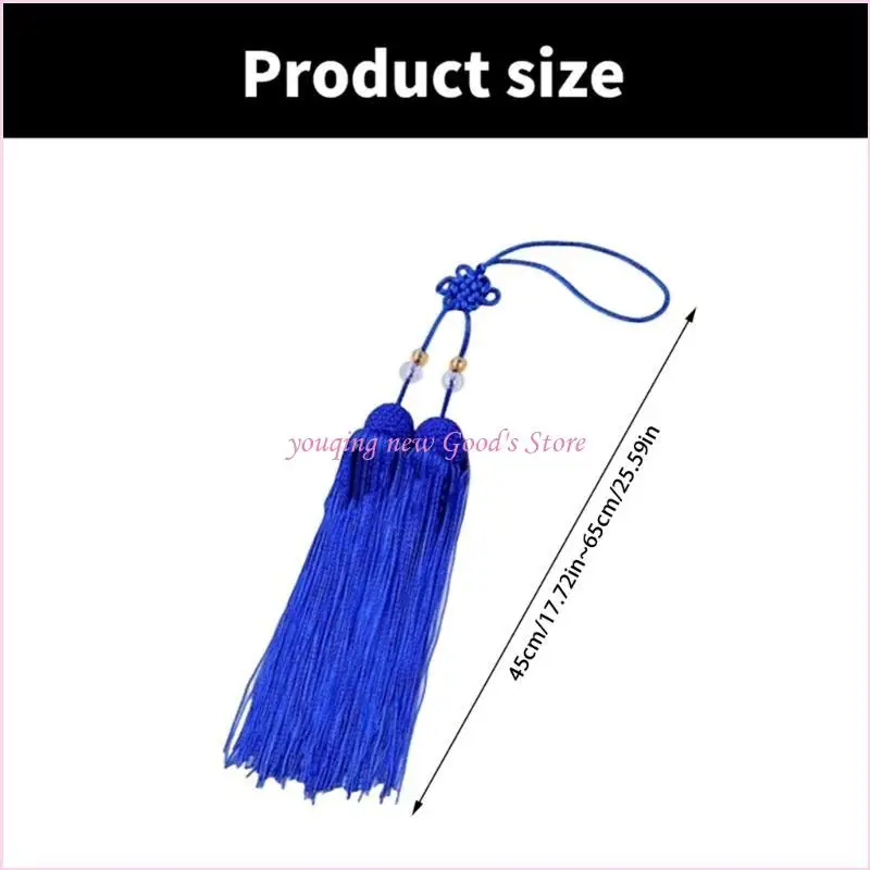 57QA Elegant Colorful Silk Tassels for Swords Martial Arts Drama Props Accessories