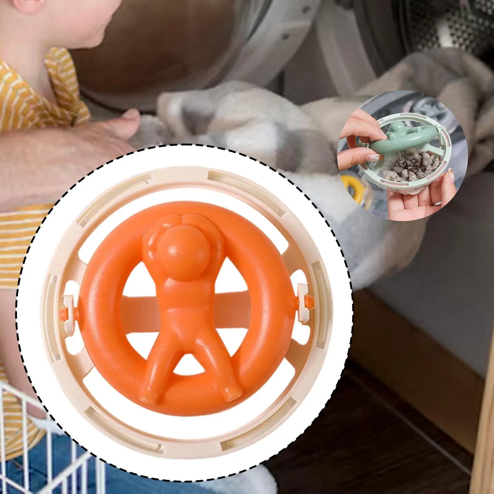 Lints Catcher Waschmaschine Haarfänger Professionelle Anti-Wicklungshaare