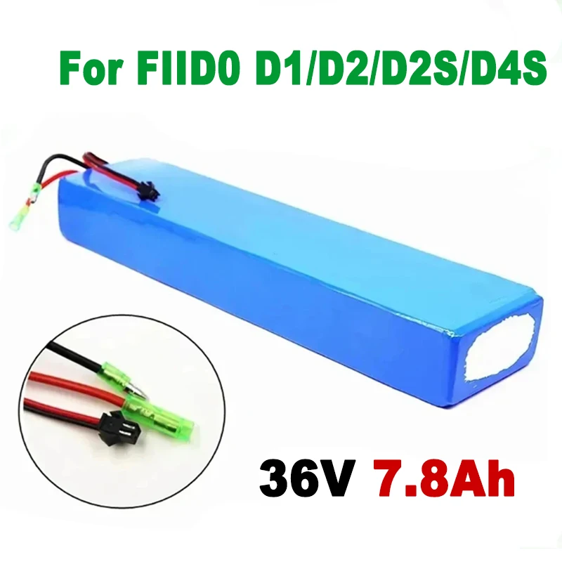 36V Battery 10s3p 7.8Ah 18650 lithium ion Battery Pack for FIIDO D1/D2/D2S Folding Electric Moped City Bike Battery