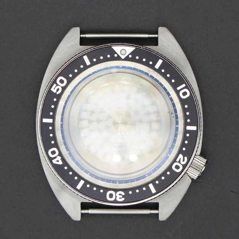 

45mm Men's High Quality Watch Case Sapphire Crystal Glass For Mod Tuna Turtle Seiko NH35 NH36 NH38/34 Movement 28.5mm Dial 10ATM