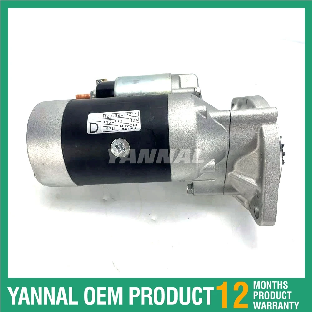 

Новинка 4TNV88 стартовый двигатель 129136-77011 для двигателей Yanmar