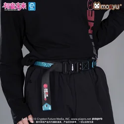 Official Moeyu Hatsune Miku Belt 3.9x120cm Men Adjustable Belts for Women Waiststrap Cosplay Costume Props
