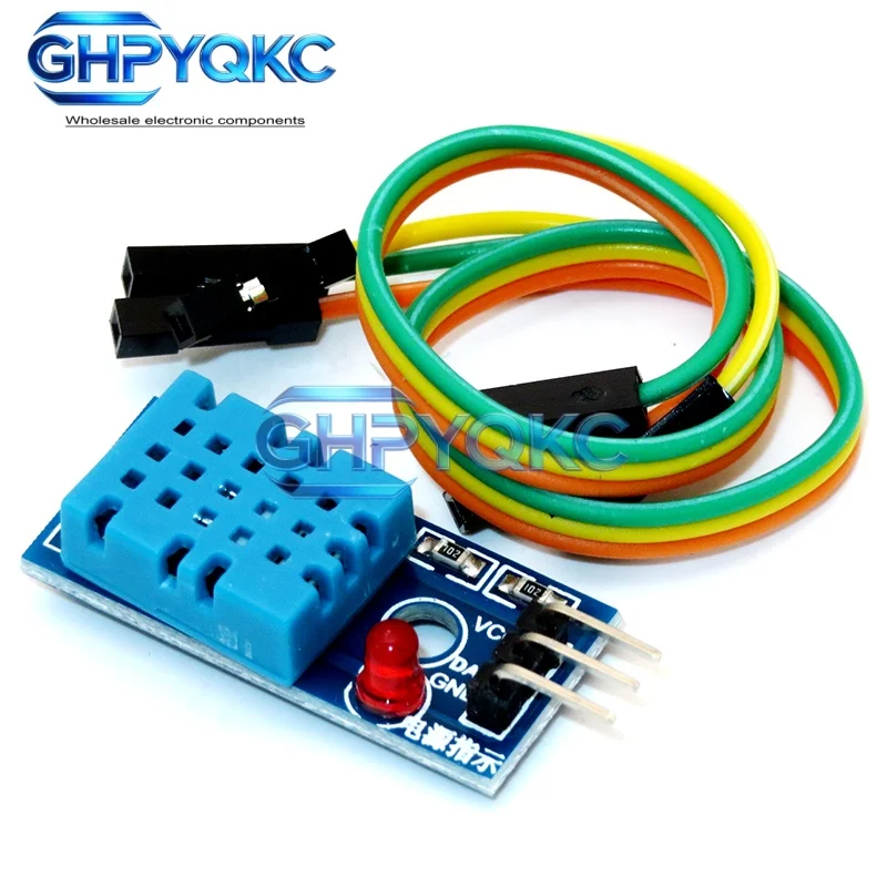 GHPYQKC Smart 3pin DHT11 DHT12 Digital Temperature And Relative Humidity Sensor Module + PCB For Arduino DIY Starter Kit