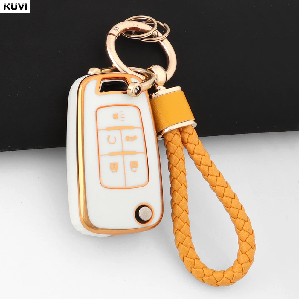 

5 Buttons TPU Car Key Case Cover For Chevrolet Cruze Aveo Trax Sail Malibu Captiva Opel Vauxhall Astra J Corsa Insignia Mokka