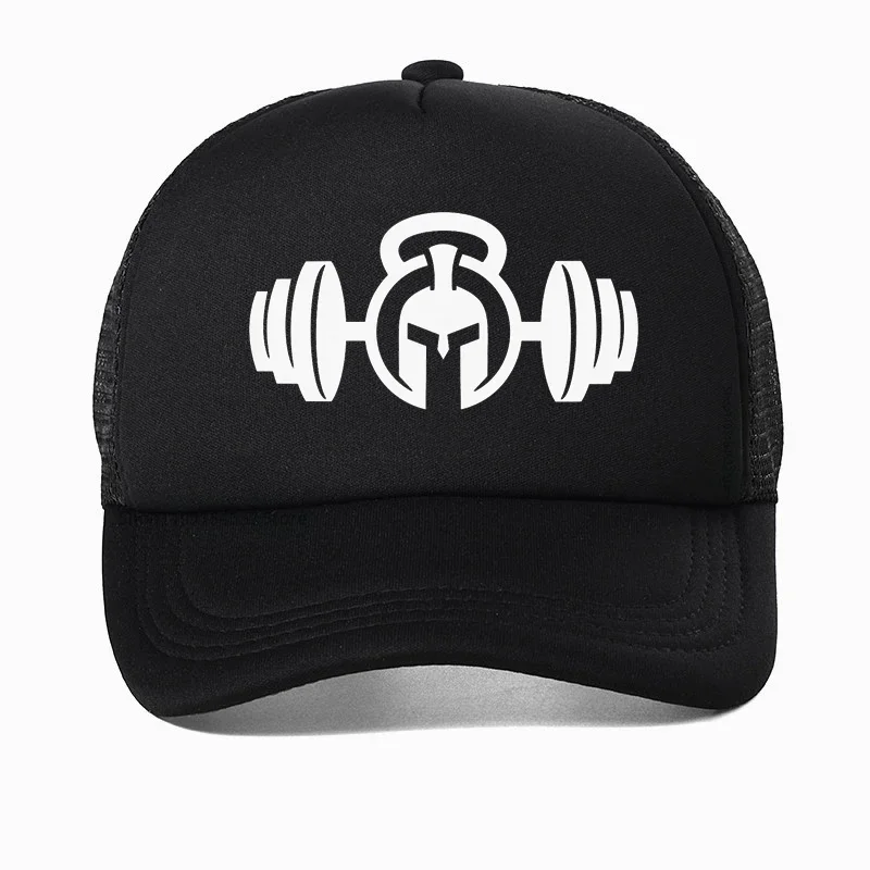 Classic Cotton Powerhouse Gym Baseball Cap for Women Men Adjustable Fitness Building Muscle Dad Hat Spartan men Fitness hats