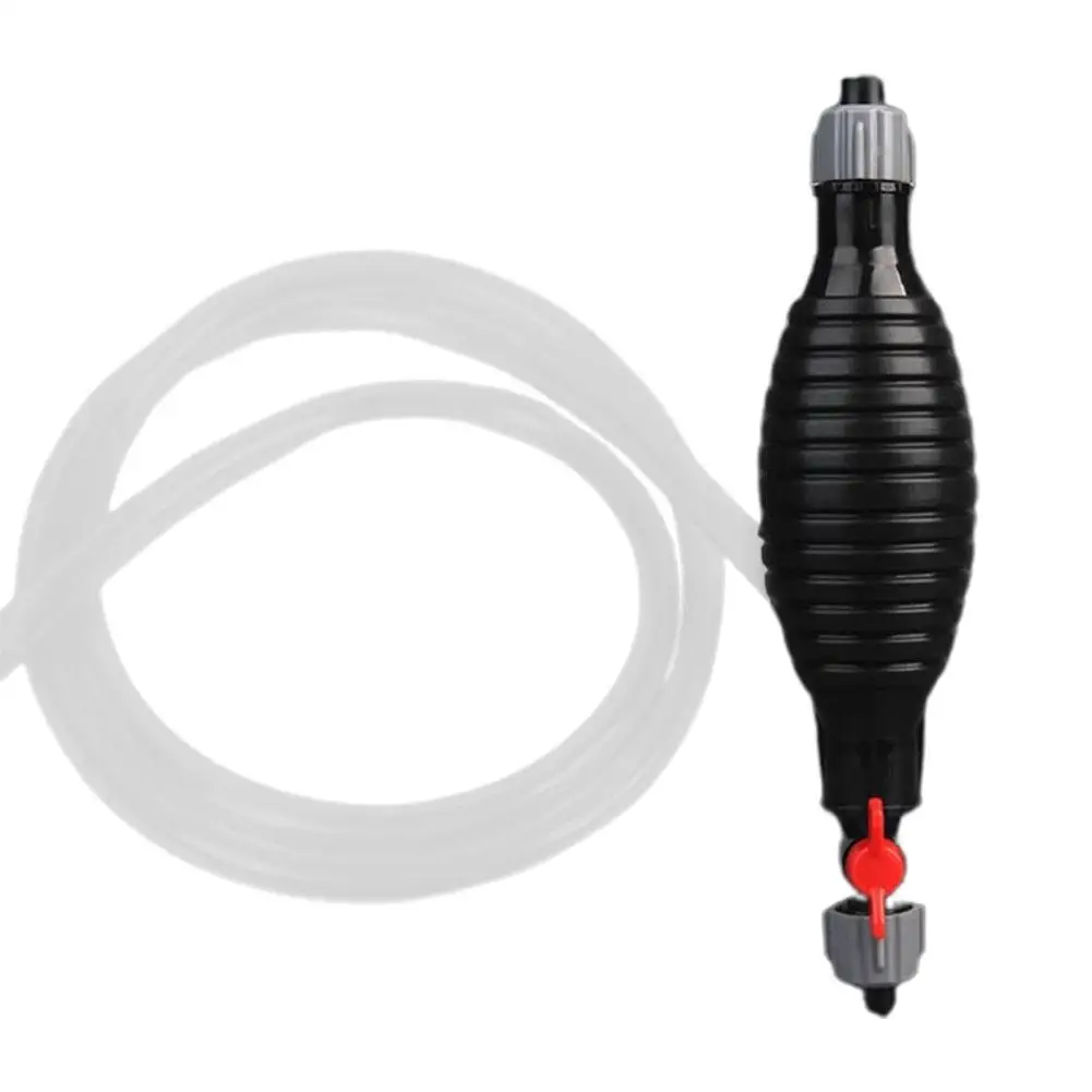 Pompe de transfert de carburant manuelle, tuyau de Siphone à essence, pompe de Siphon Portable pour gaz, essence, Diesel, huile, eau liquide