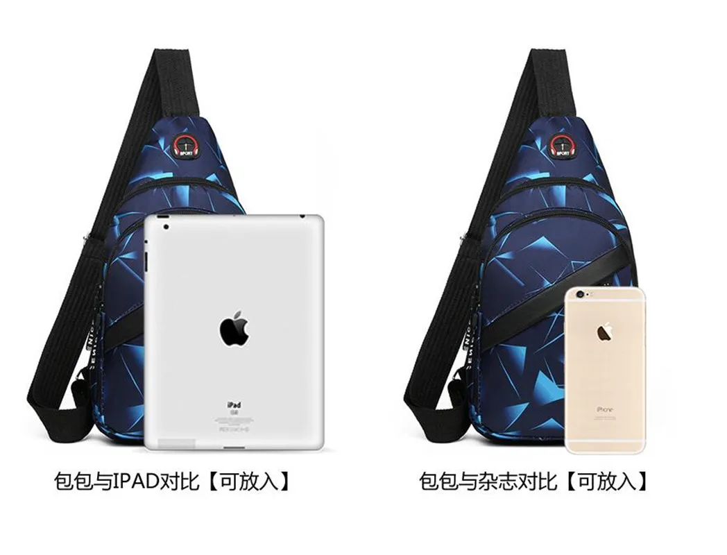 Men Women Shoulder Bags Waist Packs Sling Bag Crossbody Outdoor Sport Shoulder Chest Daily Picnic Canvas Couple Messenger Bag