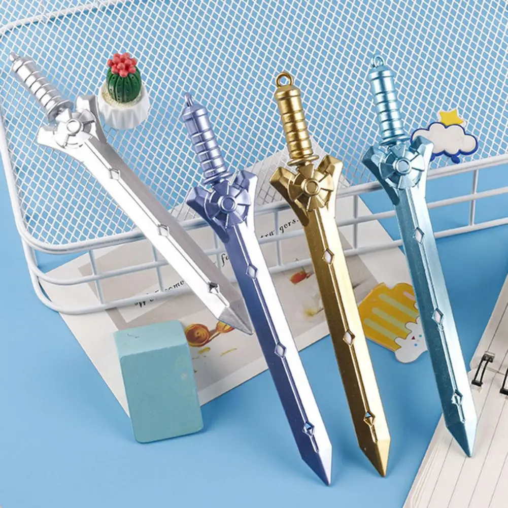 Weapon-shaped Gel Pen Set for Students Quick-drying Ink Cosplay Props Kid's Gift