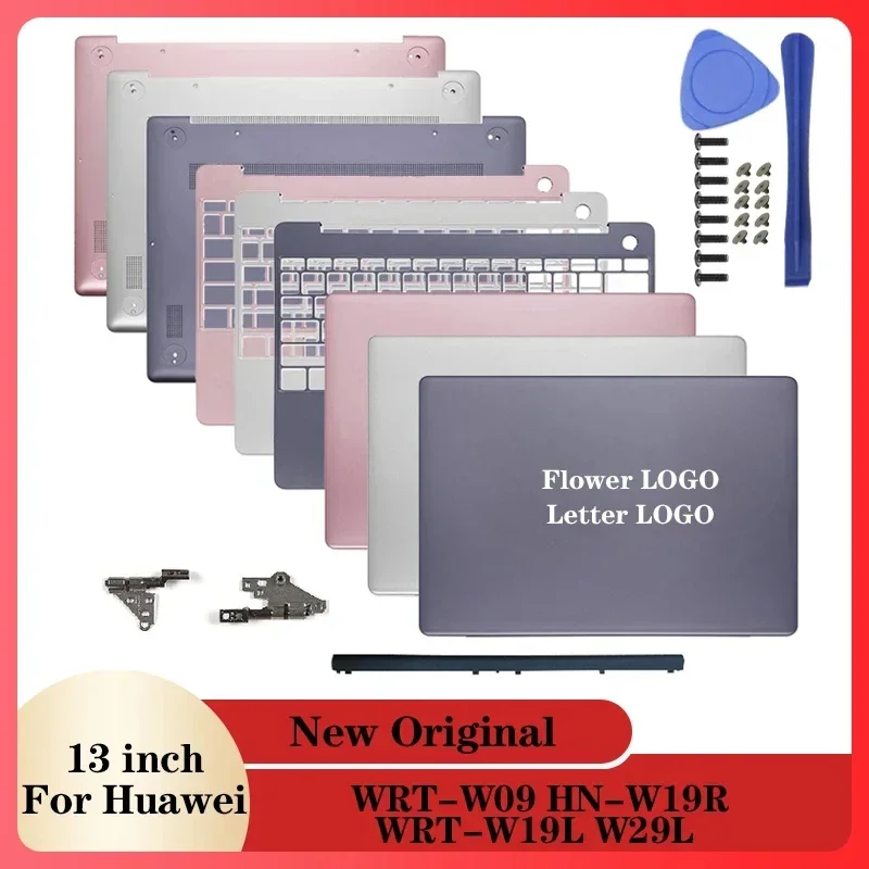 For HUAWEI MateBook 13 WRT-W19L W29L WRT-W09 HN-W19R NotebookScreen LCD Back Cover/Hinges Cover/Palmrest/Bottom Case Accessories