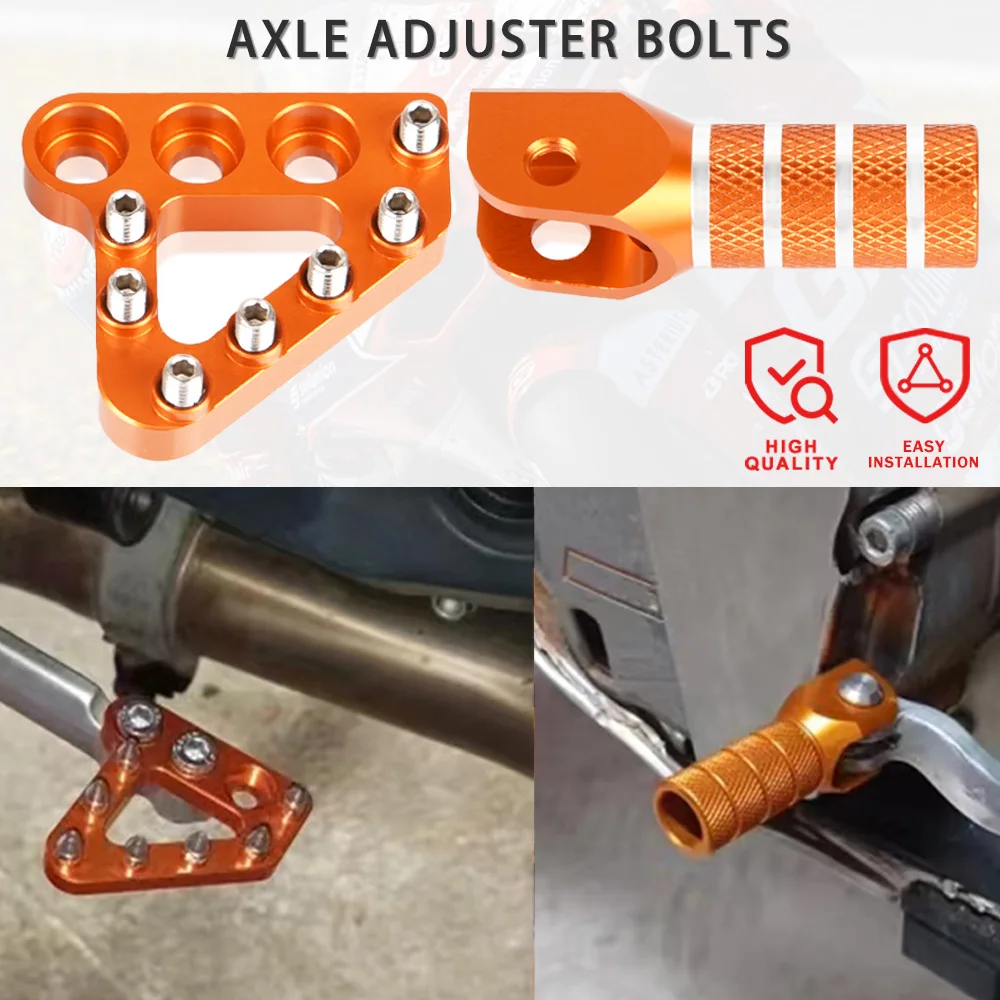 

For 690 SMC/SUPERMOTOR/ENDURO 950 SUPERENDUROR/ADVENTURE 990 ADVENTURE Moto Rear Brake Pedal Step Plate Gear Shifter Lever Tip