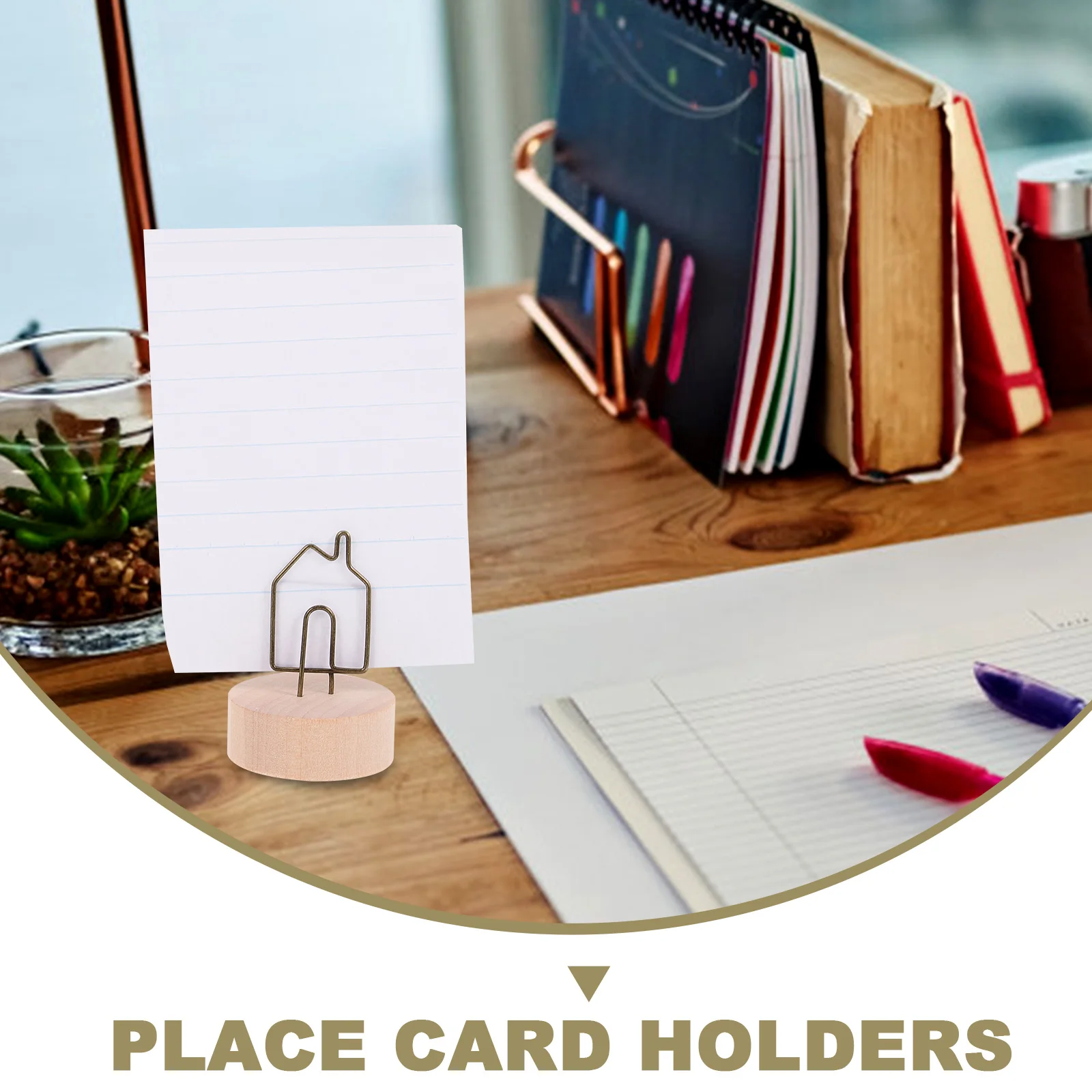 4 Pcs Photo Memo Clips Sturdy Desktop Holders for Wedding Birthday Graduation Baby Shower Reusable Table Number Name Paper Clip