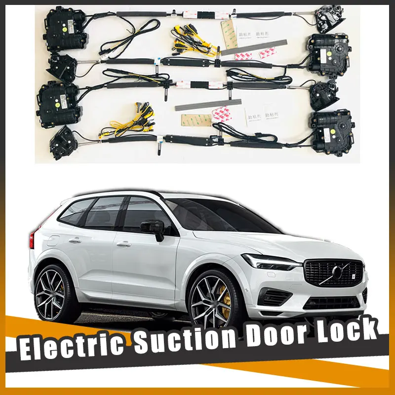 For VOLVO XC60 2017+ Electric suction door Automobile refitted automatic locks Car accessories Intelligence Soft Close