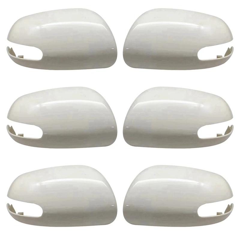 

3 Pair Left & Right Side Door Mirror Cover Rearveiw Mirror Cap For Kia Forte Cerato 2009-2010