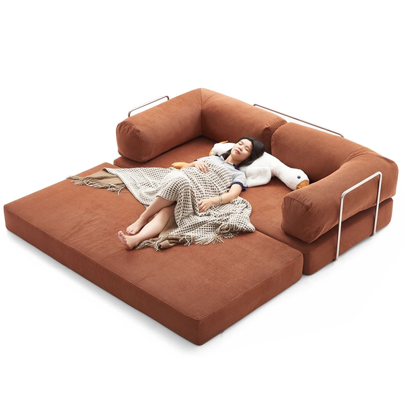 

Новый дизайн, современный вакуумный сжатый диван-кровать, диван для отдыха, мебель для дома, роскошный диван из бархатной ткани для гостиной